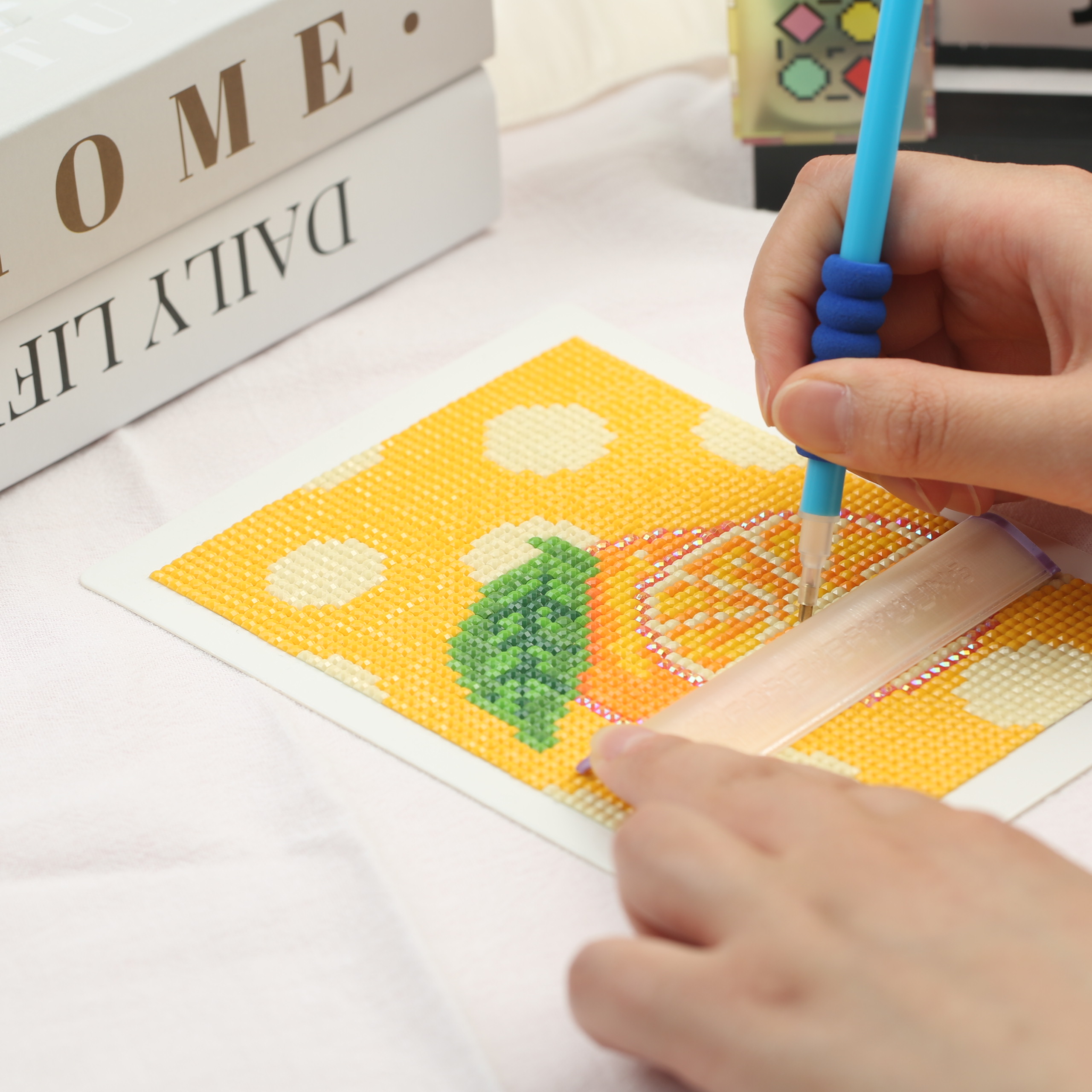 Resin Art Canvas - Forever Young Diamond Painting Ruler -