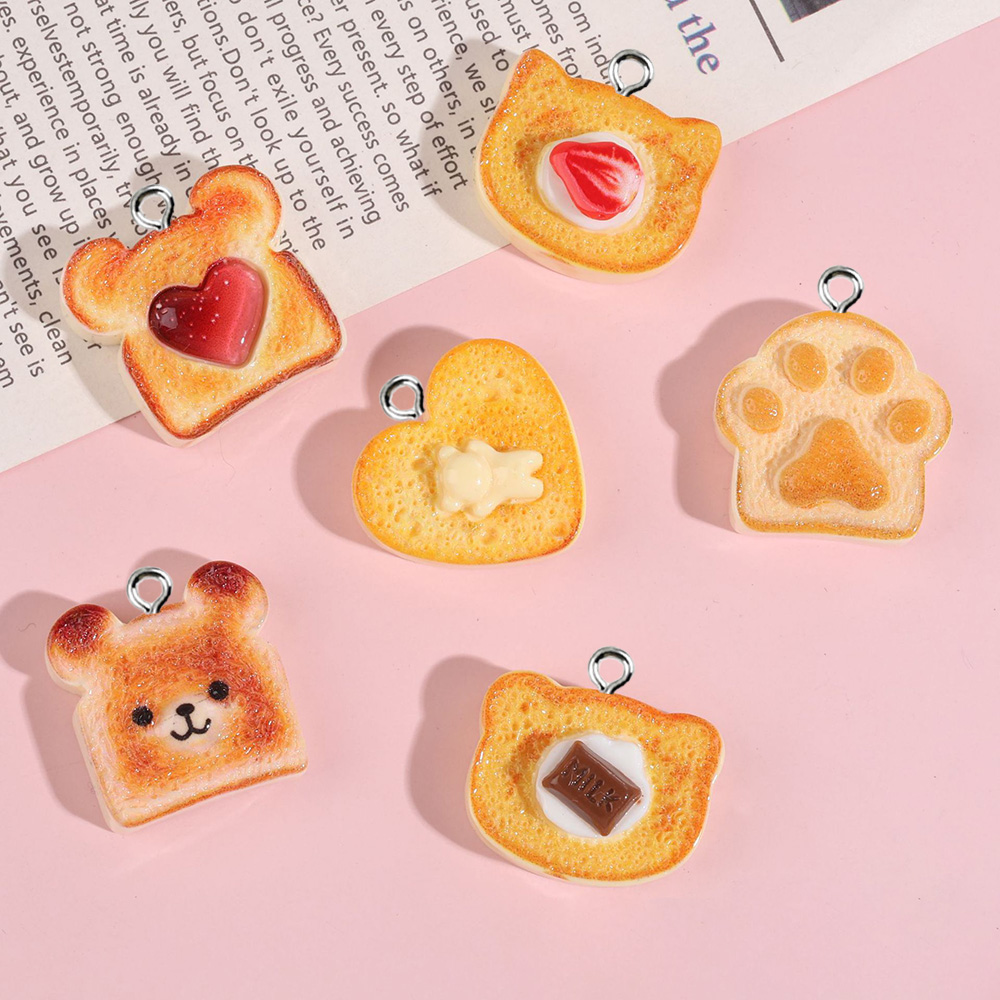 Resin Art Engagement - 10pcs Heart Bear Cat Animal Shape