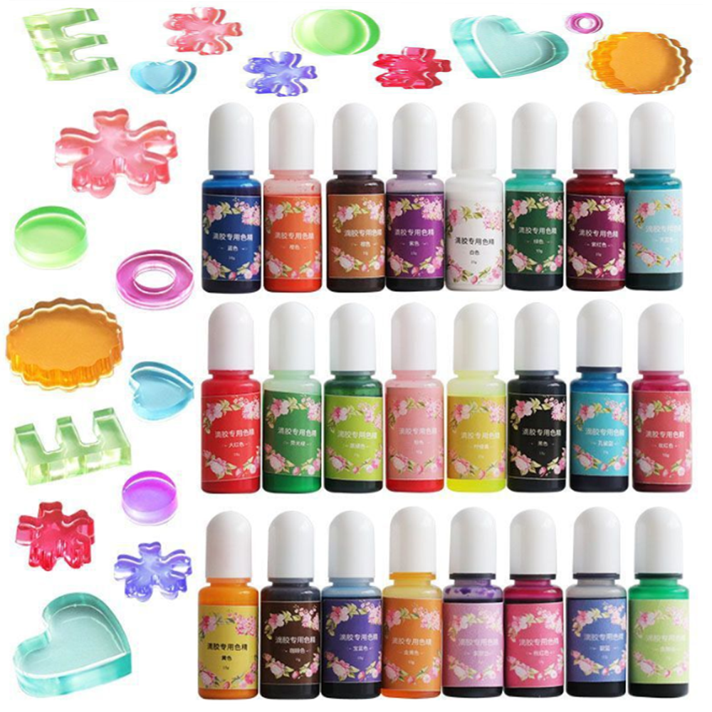 26 Colors 10ml Epoxy Resin Pig - Resin Color Paste review and price