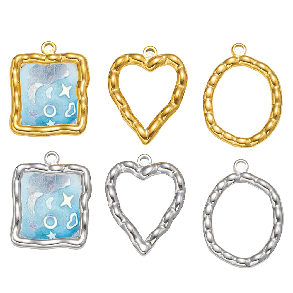 5pcs Stainless Steel Heart Rou - Resin Art Engagement review and price