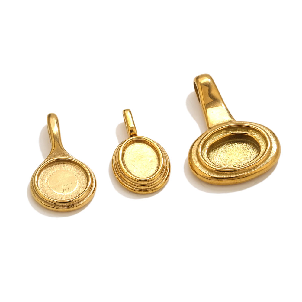 5pcs Stainless Steel Round Ova - Resin Art Engagement review and price