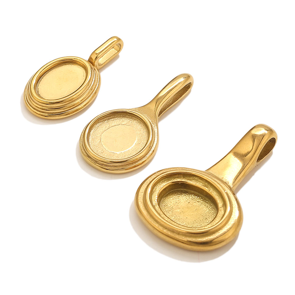 5pcs Stainless Steel Round Ova - Resin Art Engagement review and price