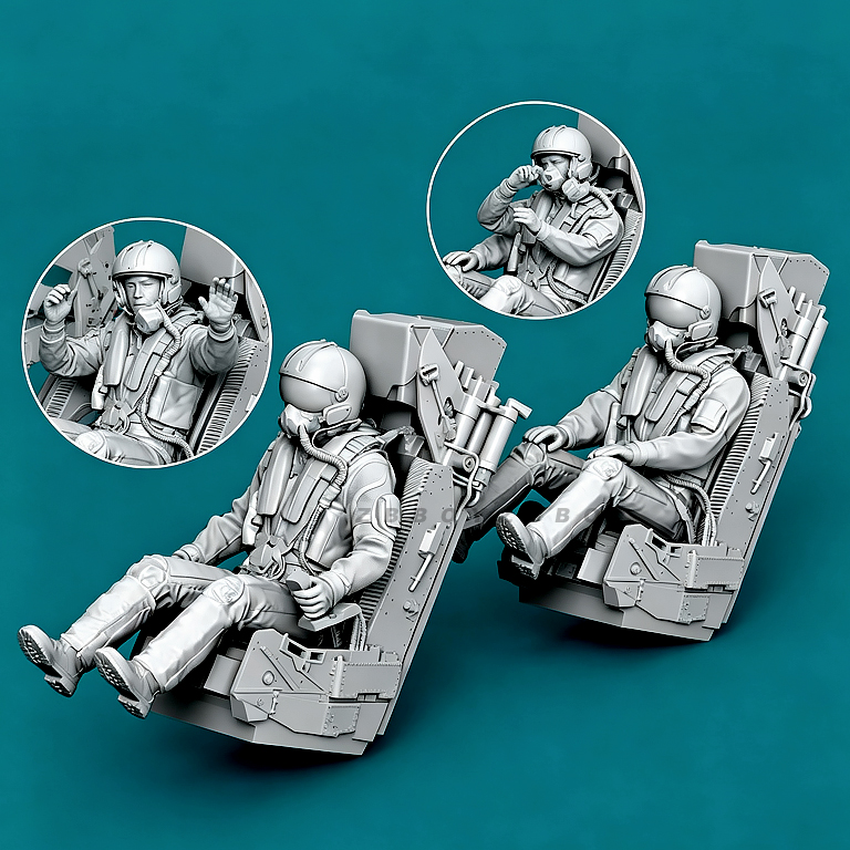 1/48  Two soldier resin model  - Resin Art Kit For Beginners review and price