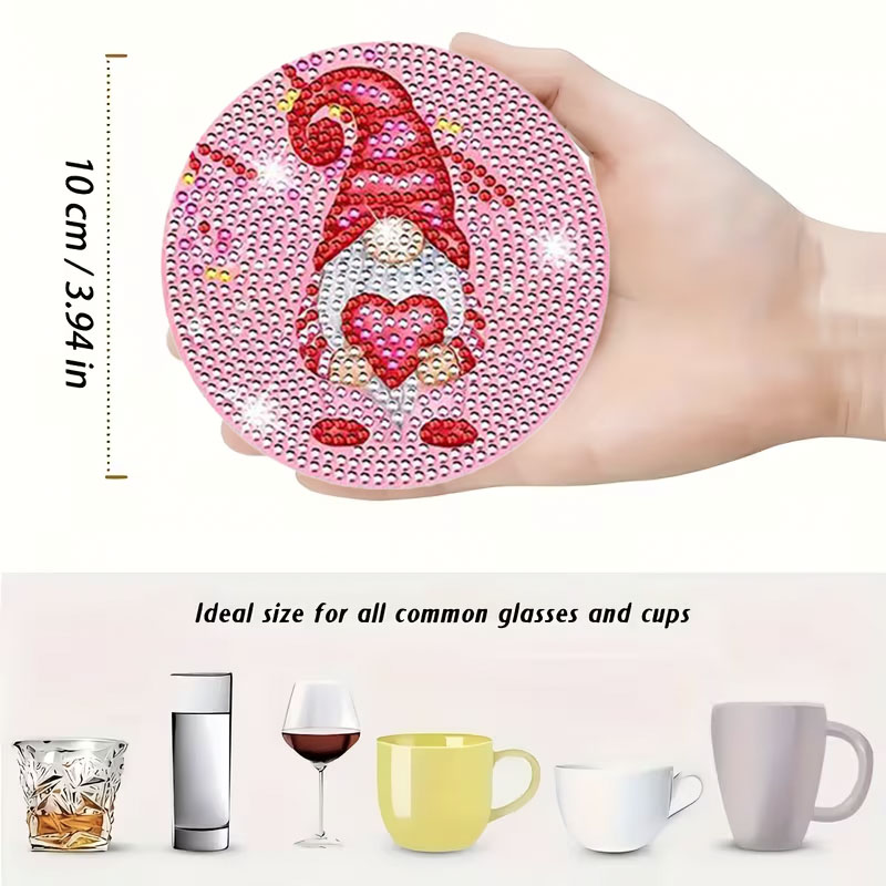 8PCS Valentine's Day Gnome Dia - Resin Art Kit For Beginners review and price