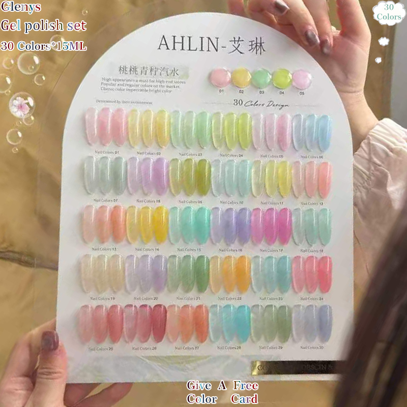 Glenys 30 color nail polish gl - Resin Art Learning review and price