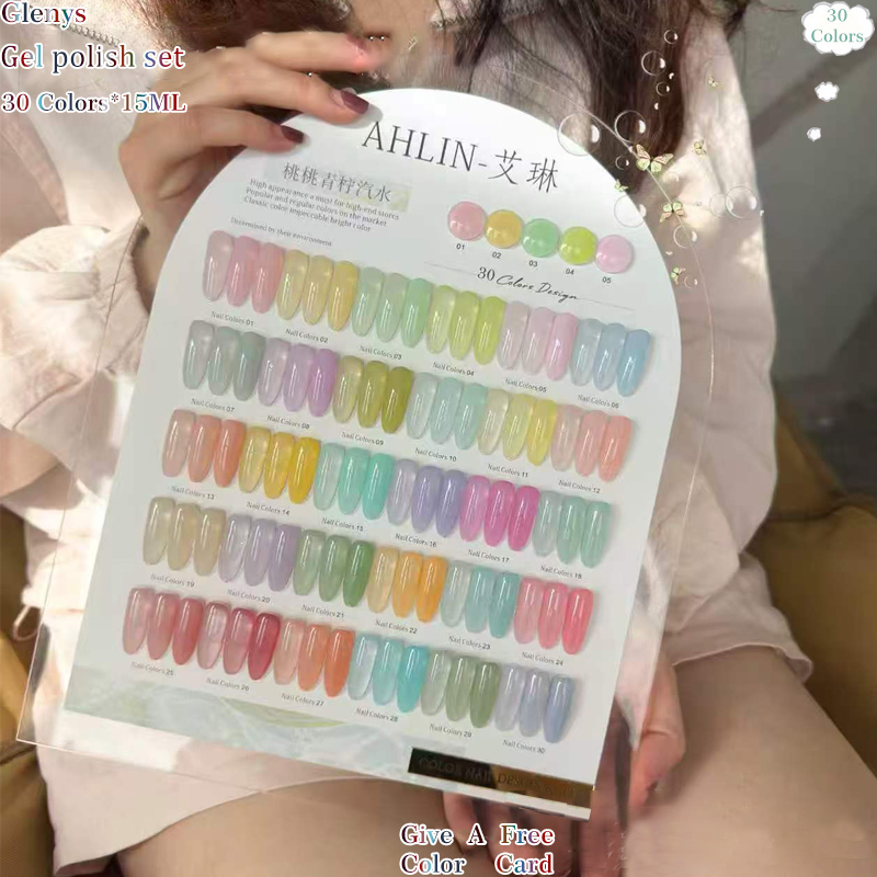 Glenys 30 color nail polish gl - Resin Art Learning review and price