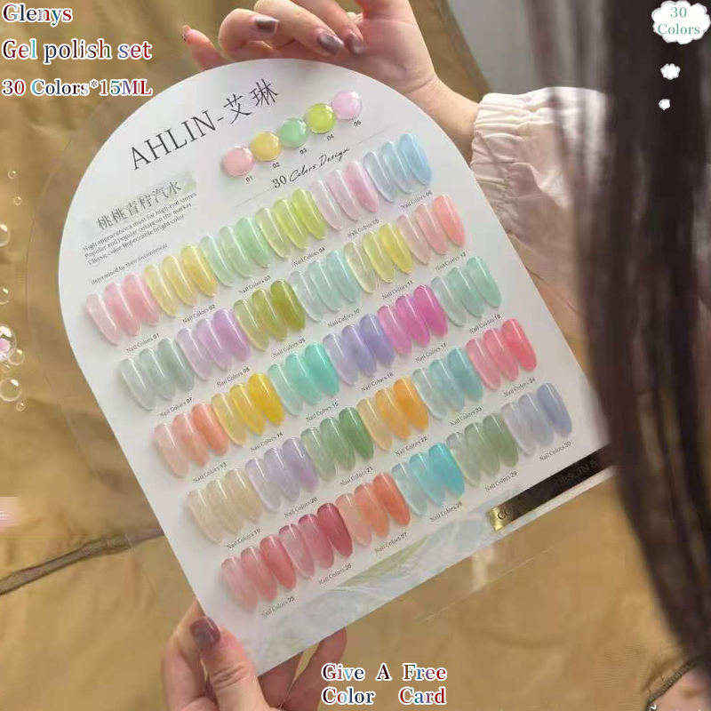 Glenys 30 color nail polish gl - Resin Art Learning review and price