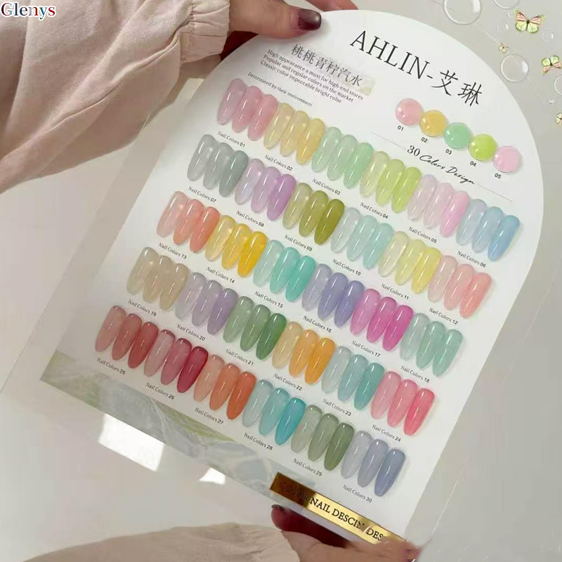 Glenys 30 color nail polish gl - Resin Art Learning review and price