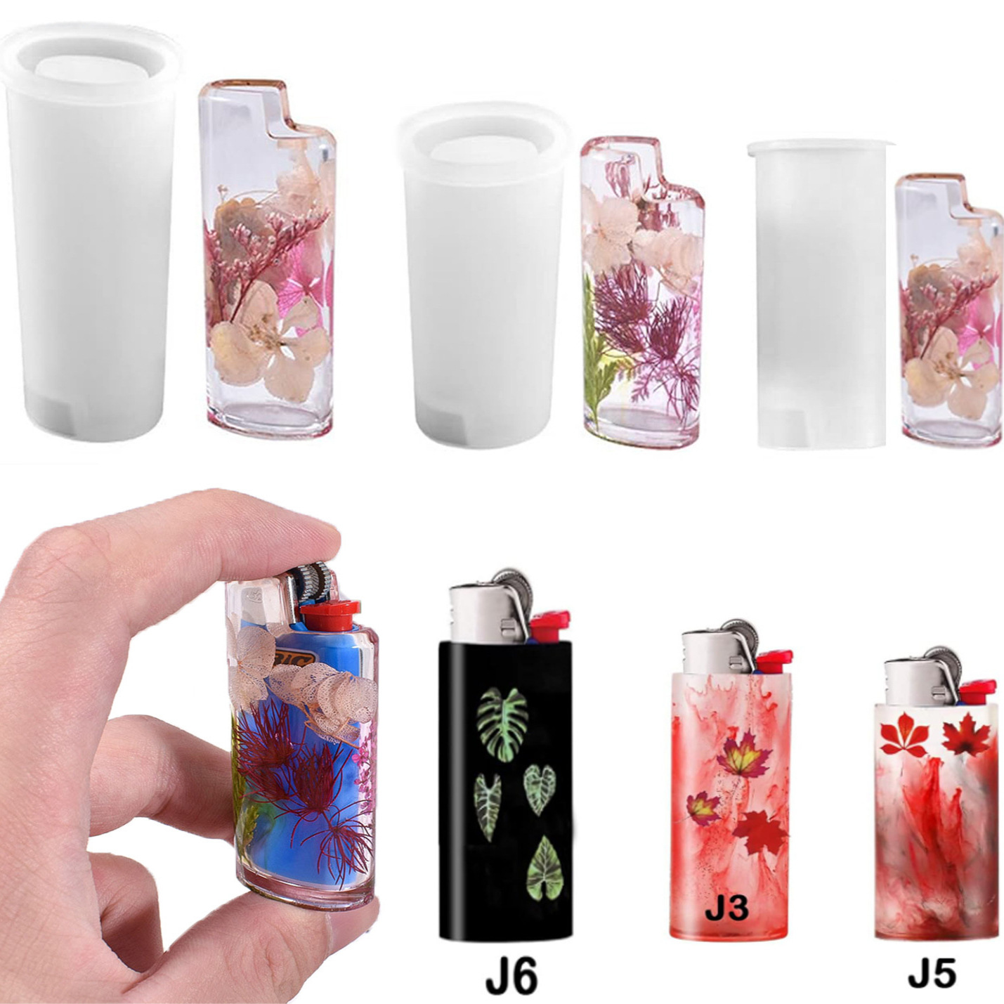 DIY Lighter Case Cover Silicon - Resin Art Tools review and price