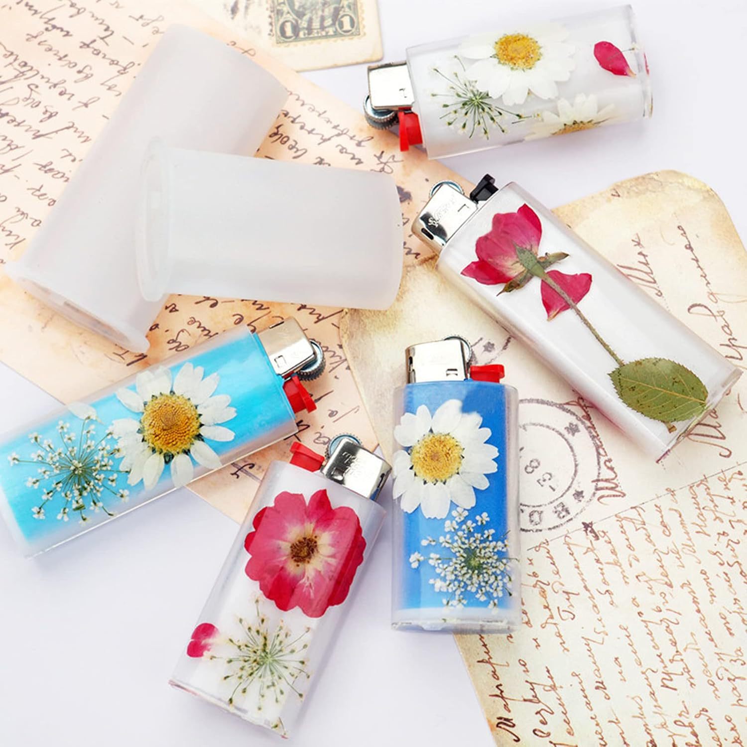DIY Lighter Case Cover Silicon - Resin Art Tools review and price