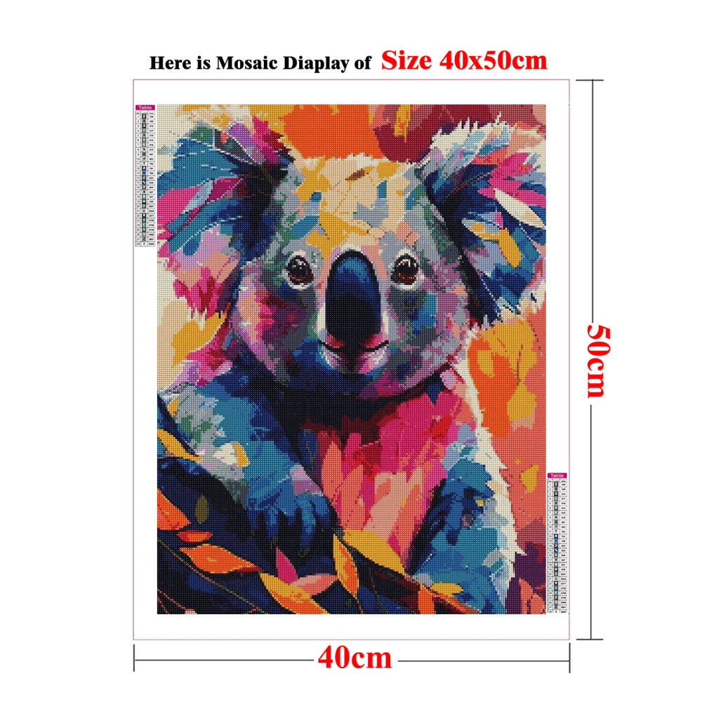 Koala Animal with Flower Art A - Resin Art Kit For Beginners review and price