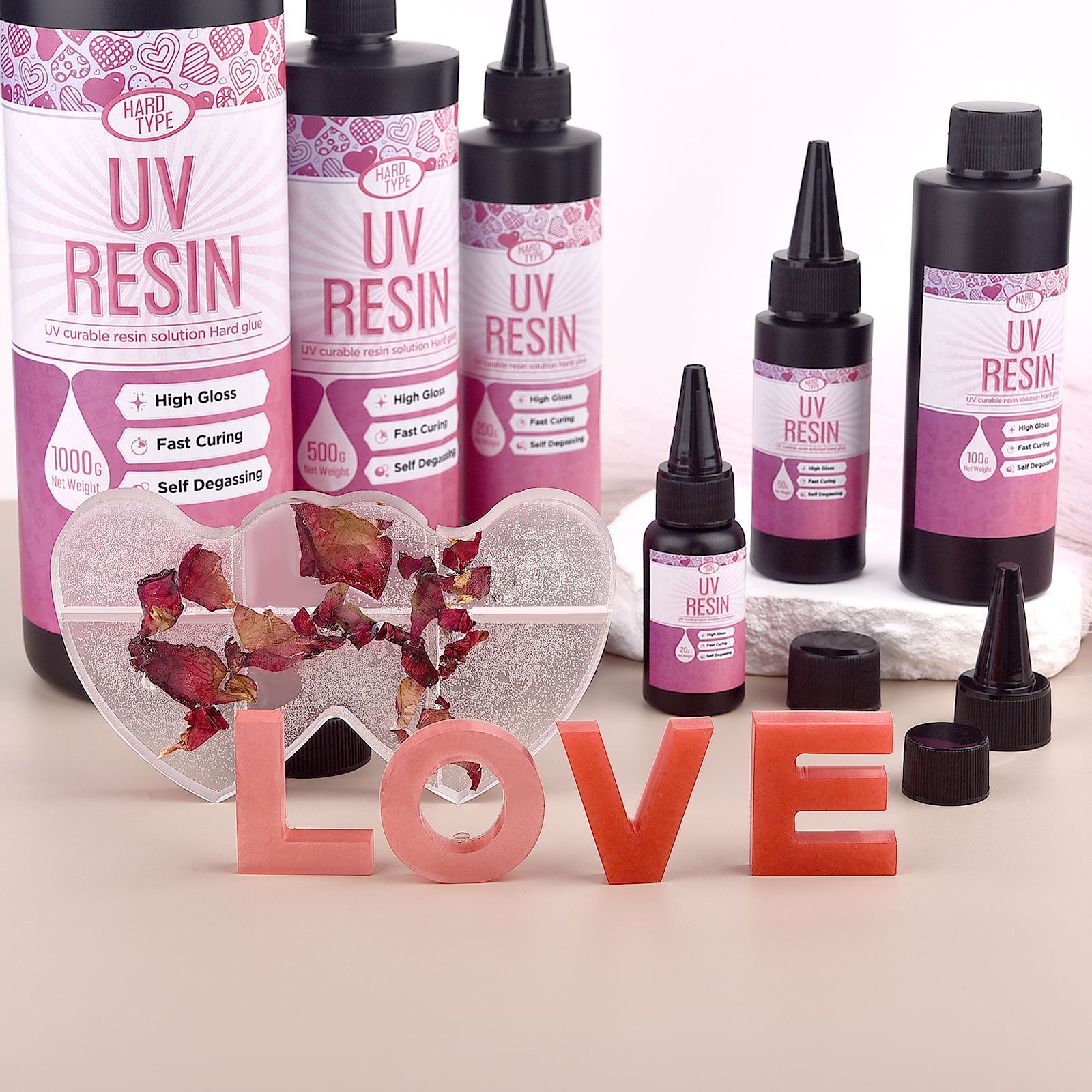 UV Resin Glue Transparent Epox - Resin Art Tools review and price