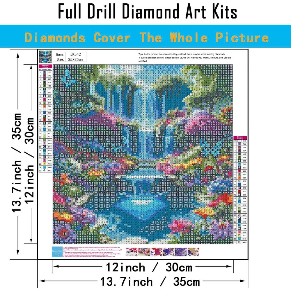 5D DIY Full Round Drill Diamon - Resin Art Kit For Beginners review and price