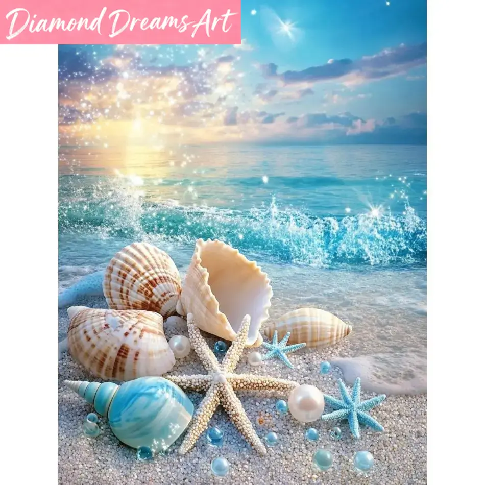 Frameless, Beach Shell Diamond - Resin Art Kit For Beginners review and price
