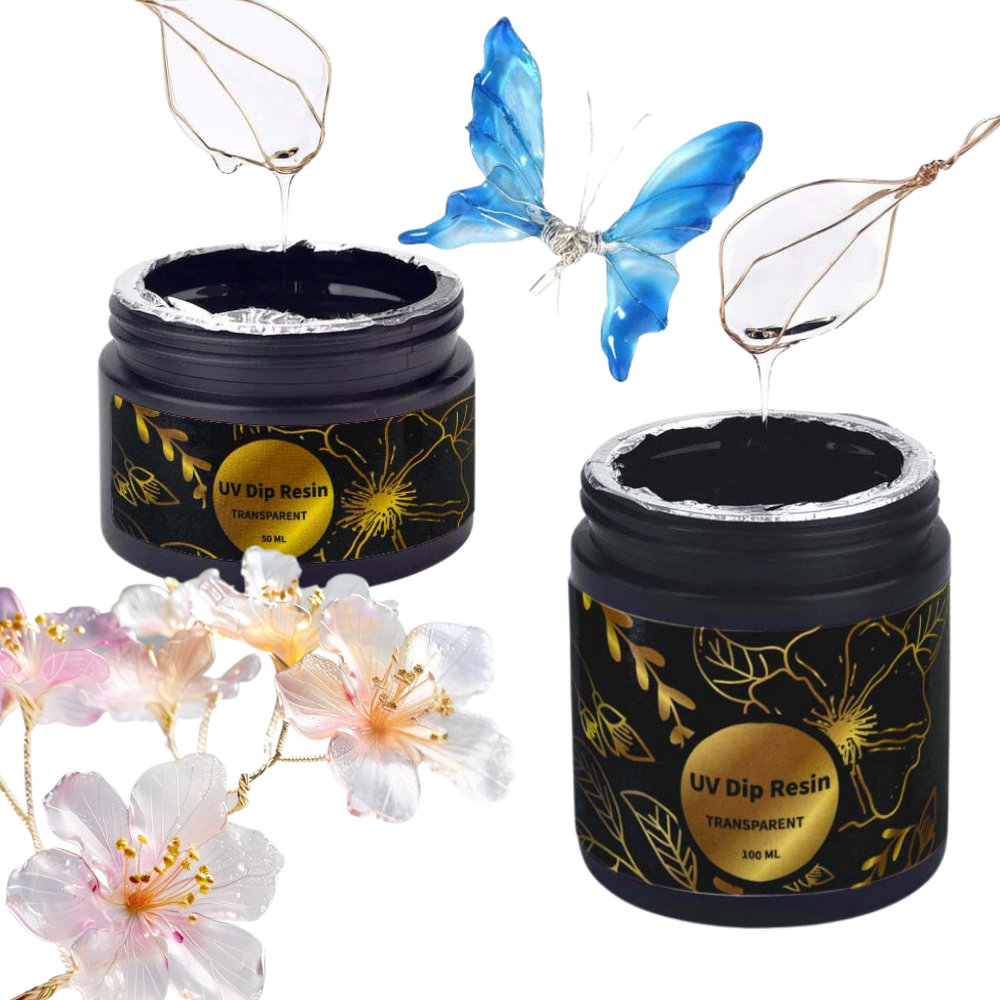 UV DIP Resin Glue Set 50/100ml - Resin Art Jewellery review and price