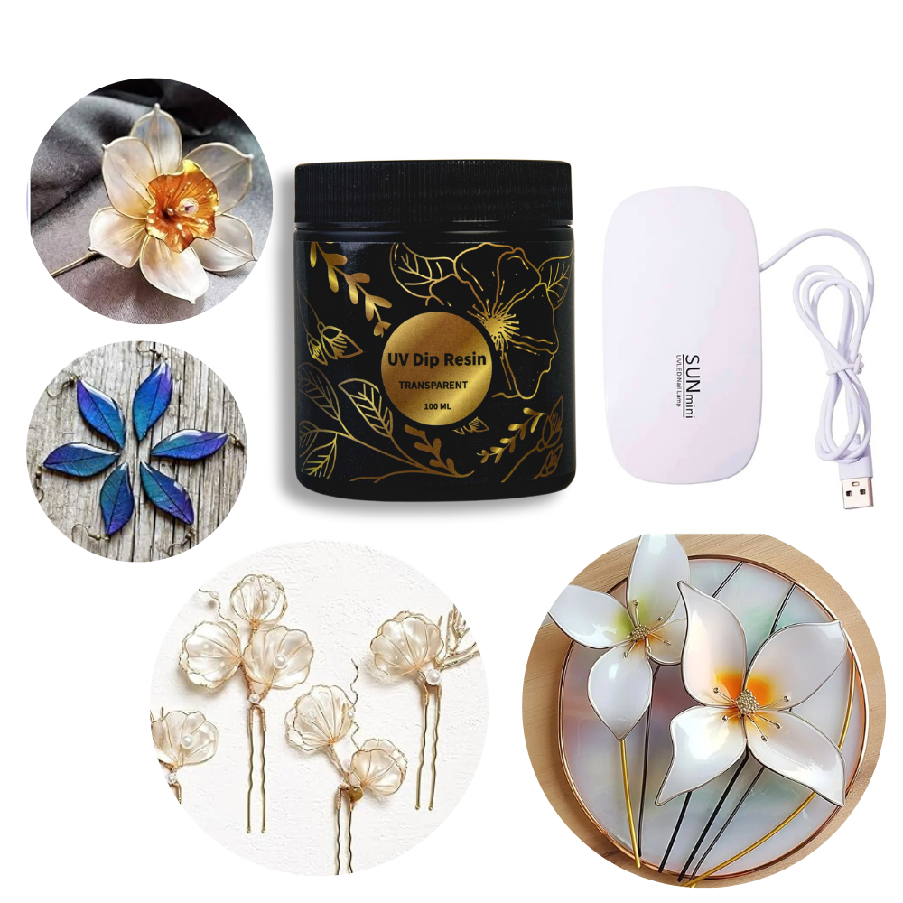 UV DIP Resin Glue Set 50/100ml - Resin Art Jewellery review and price