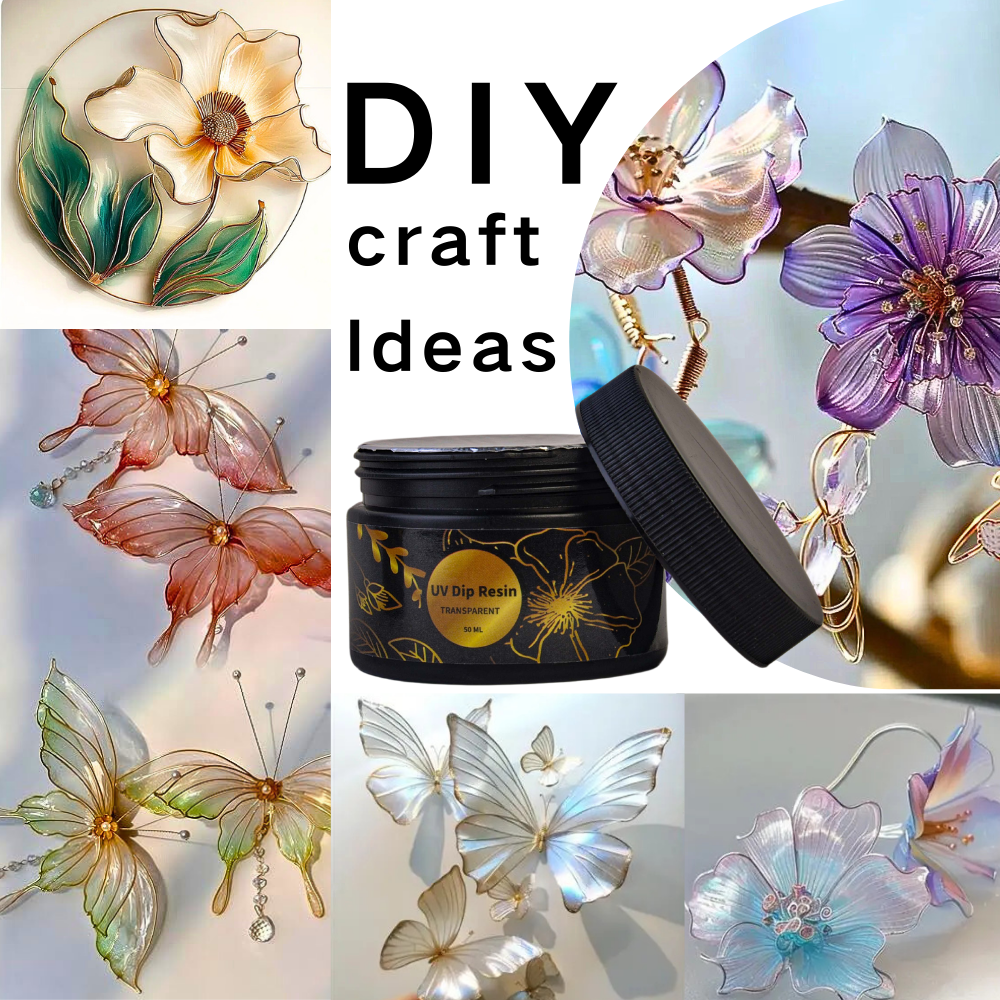 UV DIP Resin Glue Set 50/100ml - Resin Art Jewellery review and price