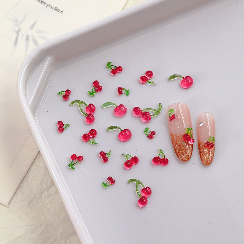 20pcs Sweet Resin Fruit Nail C - Resin Art Tools review and price