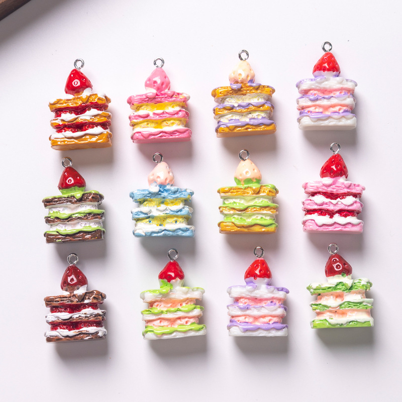 10Pcs Resin 3D Pastry Charm Ka - Resin Art Accessories review and price