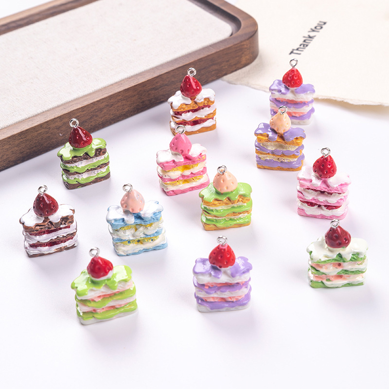 10Pcs Resin 3D Pastry Charm Ka - Resin Art Accessories review and price