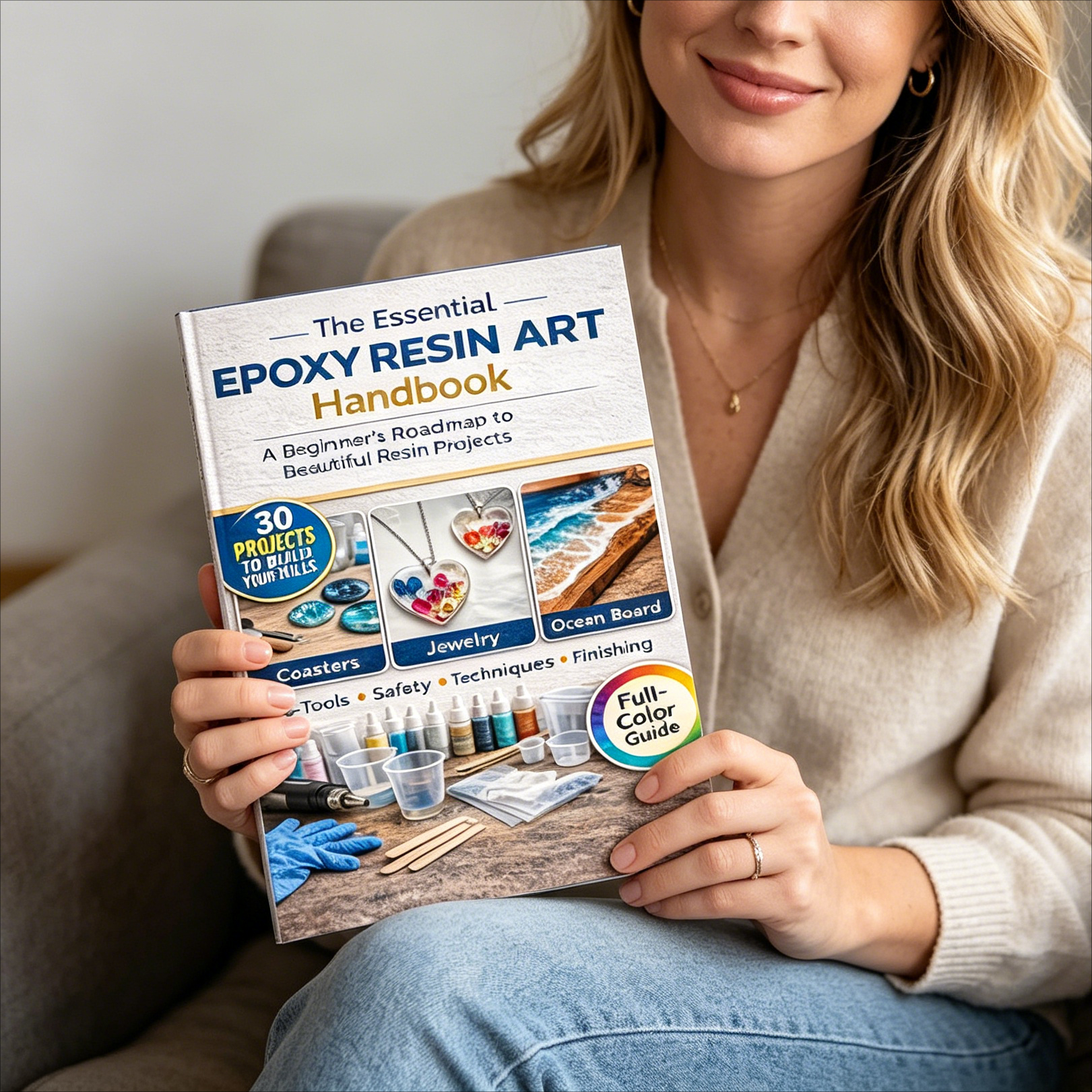 Epoxy Resin Art Book Guide for - Resin Art Learning review and price