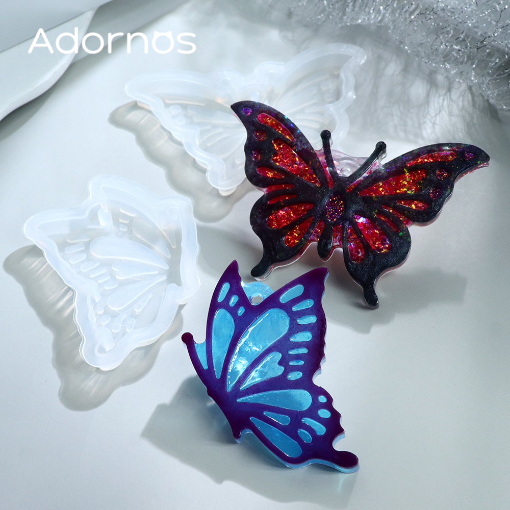 1Set Butterfly Keychain Epoxy  - Resin Art Jewellery review and price