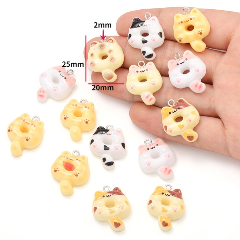 10Pcs Kawaii Cartoon Cat Resin - Resin Art Engagement review and price