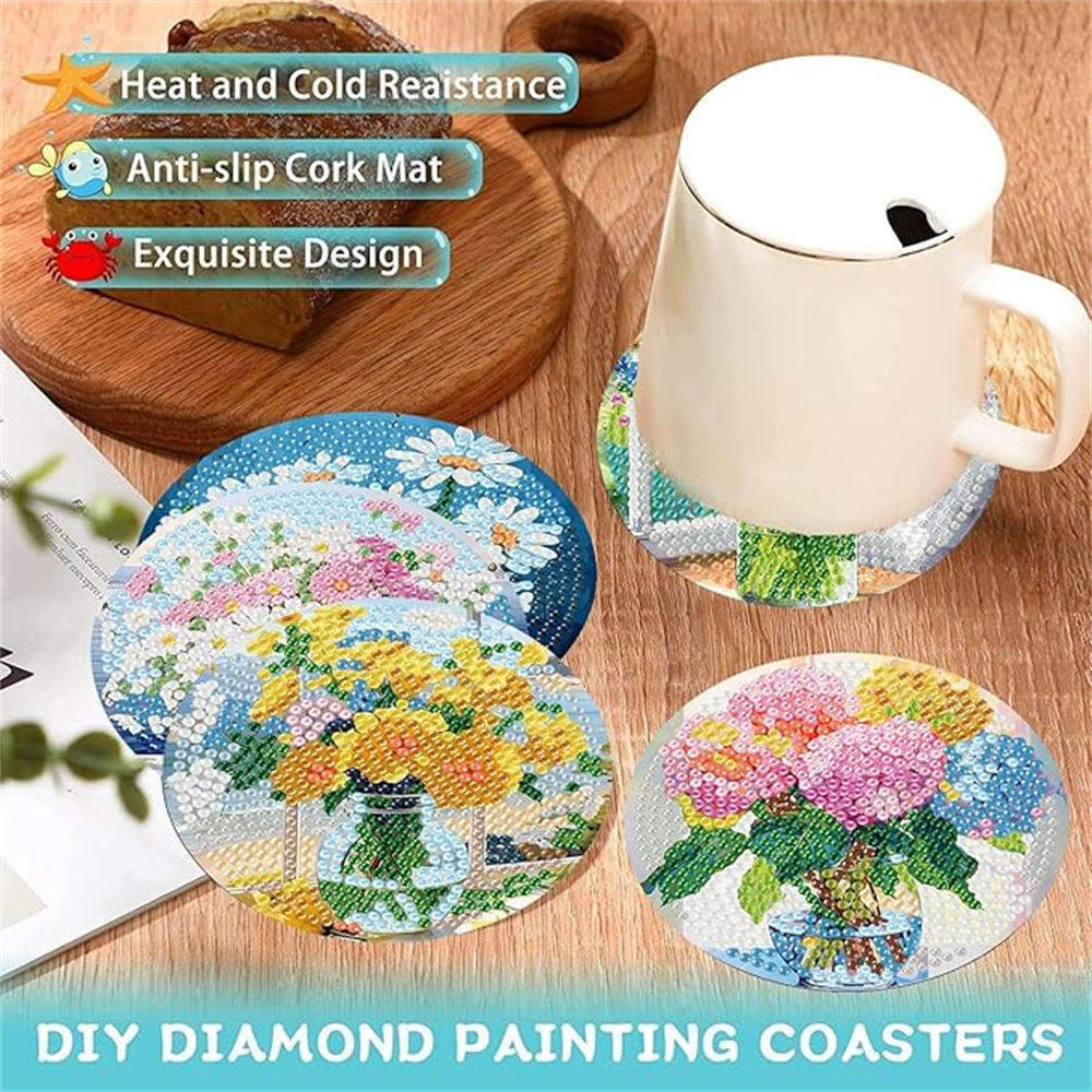8-Piece Set of Diamond Paintin - Resin Art Canvas review and price