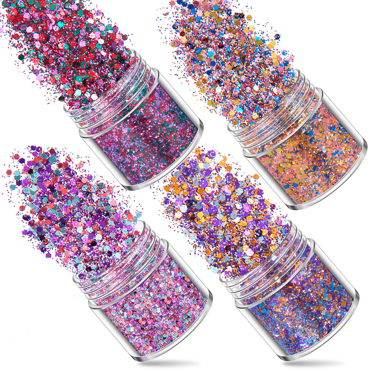 SNASAN 4Pcs Color Superfine Gl - Resin Color Paste review and price