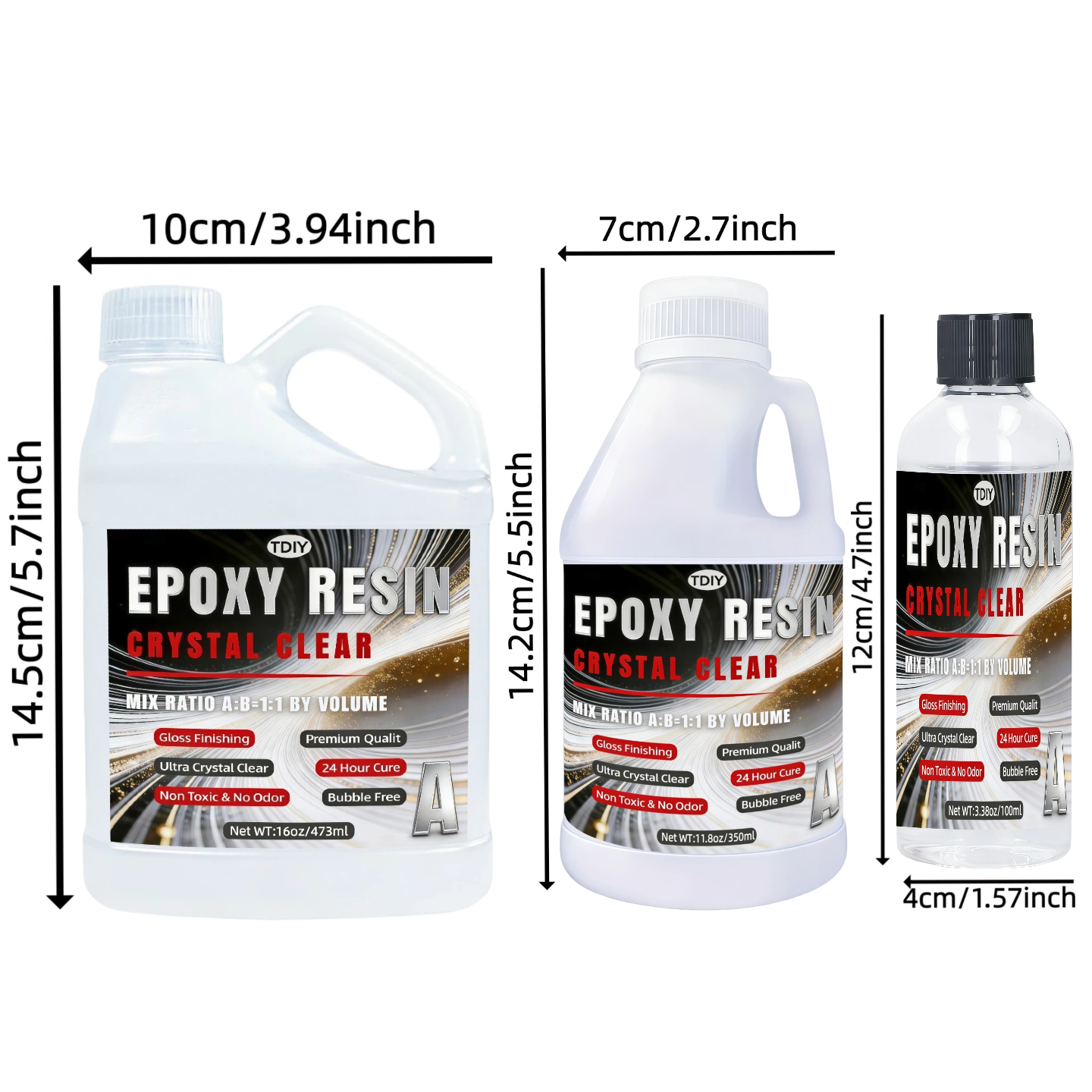 1:1 Crystal Clear Epoxy Resin  - Resin Art Jewellery review and price
