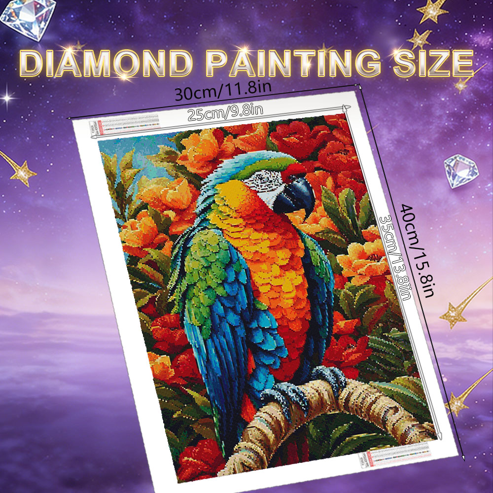 HUACAN Diamond Painting Parrot - Resin Art Canvas review and price
