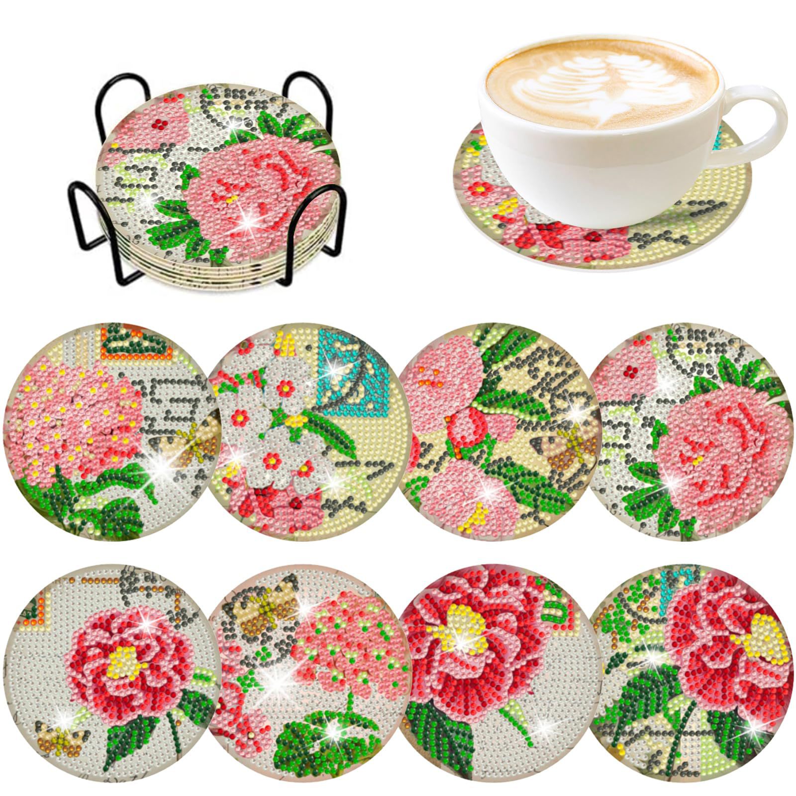 RUOPOTY 8pc/sets Diamond Paint - Resin Art Kit For Beginners review and price