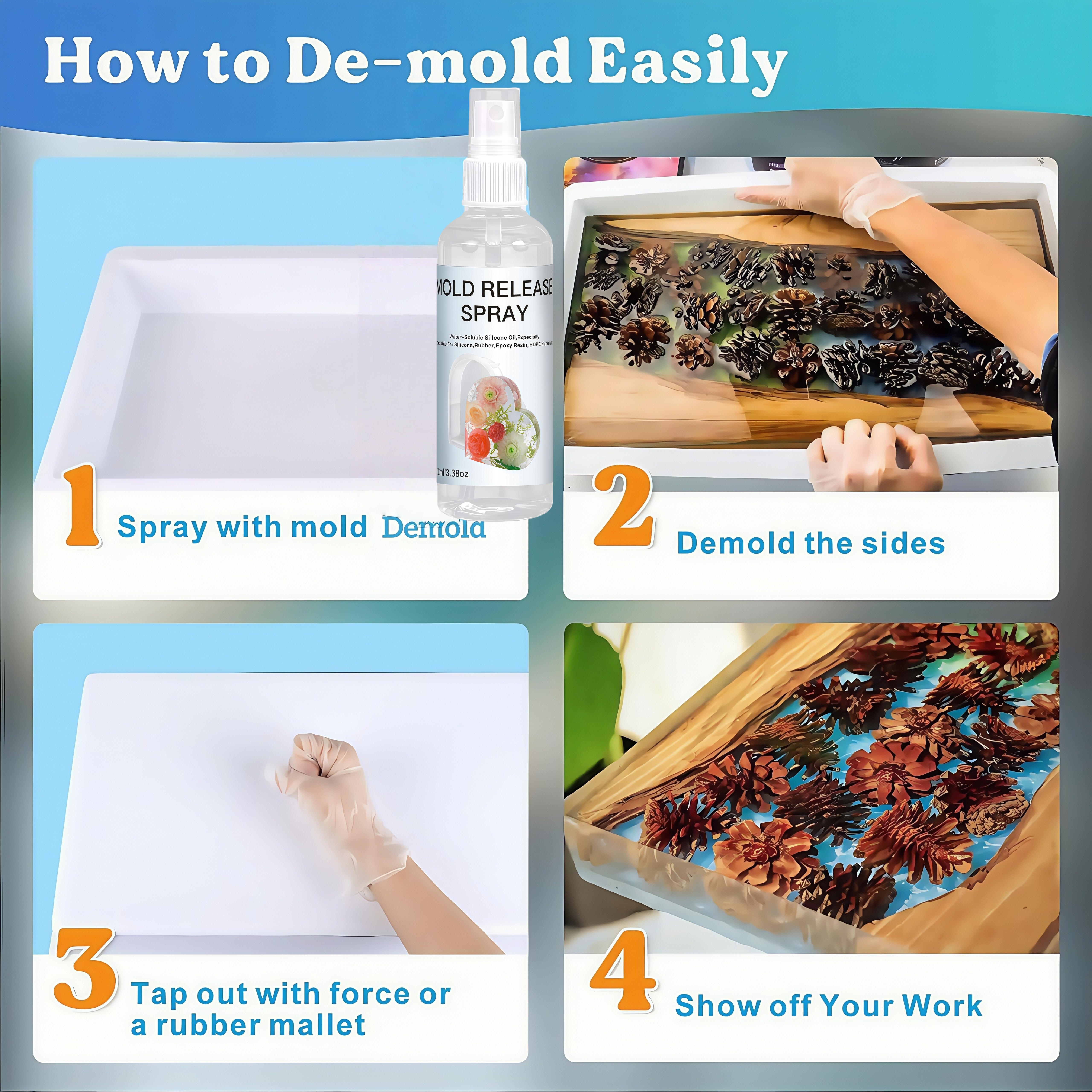 [mold demold spray] Non-Stick  - Release Spray Silicone review and price
