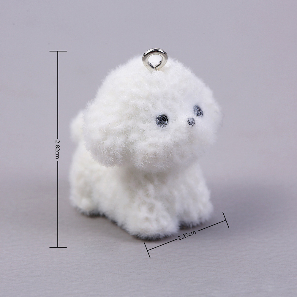 10pcs Flocking Puppy Dog Resin - Resin Art Engagement review and price