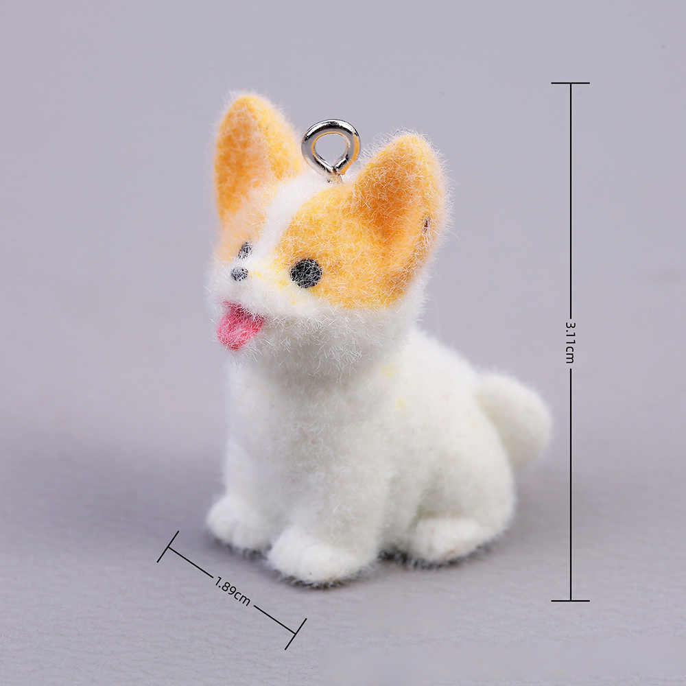 10pcs Flocking Puppy Dog Resin - Resin Art Engagement review and price