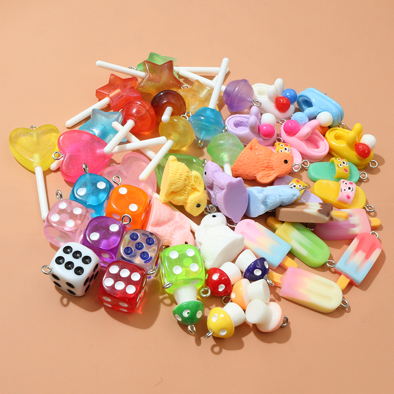 10PCS Resin Pendant Charms Rab - Resin Art Jewellery review and price