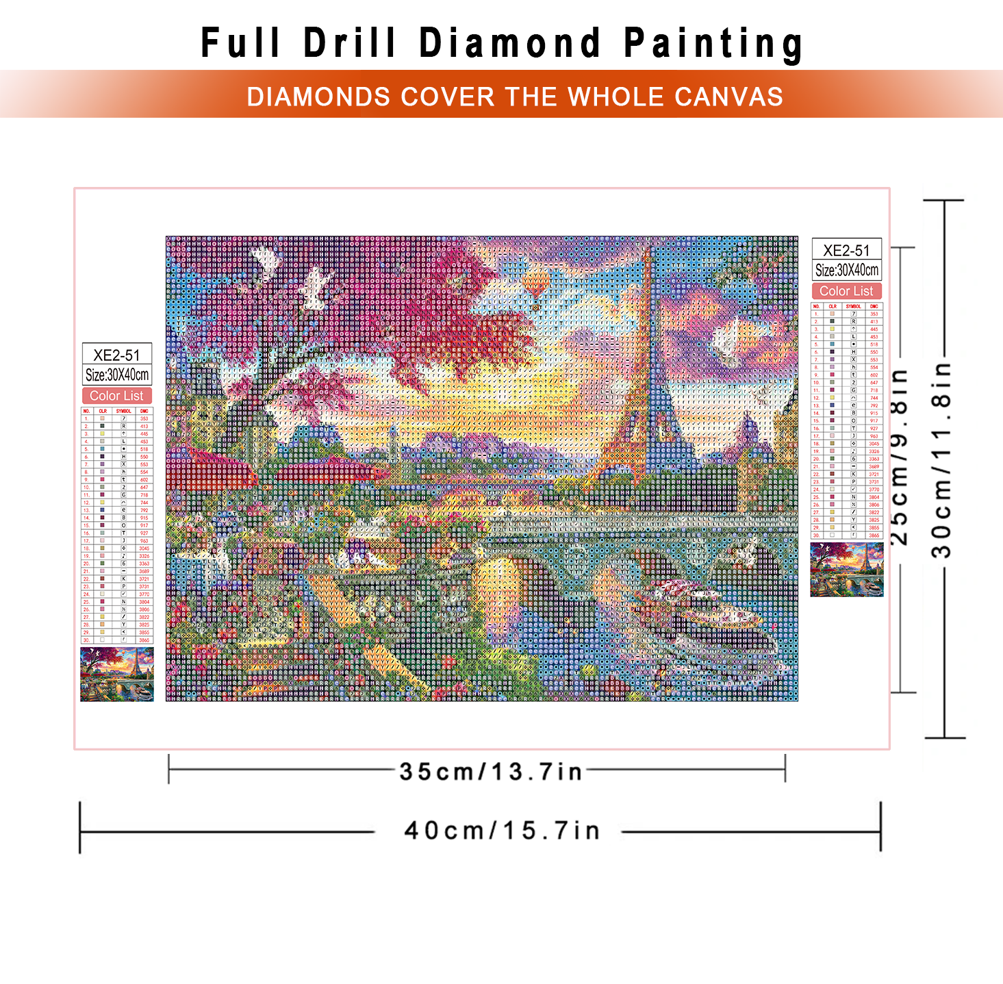 1pc frameless  diamond paintin - Resin Art Canvas review and price