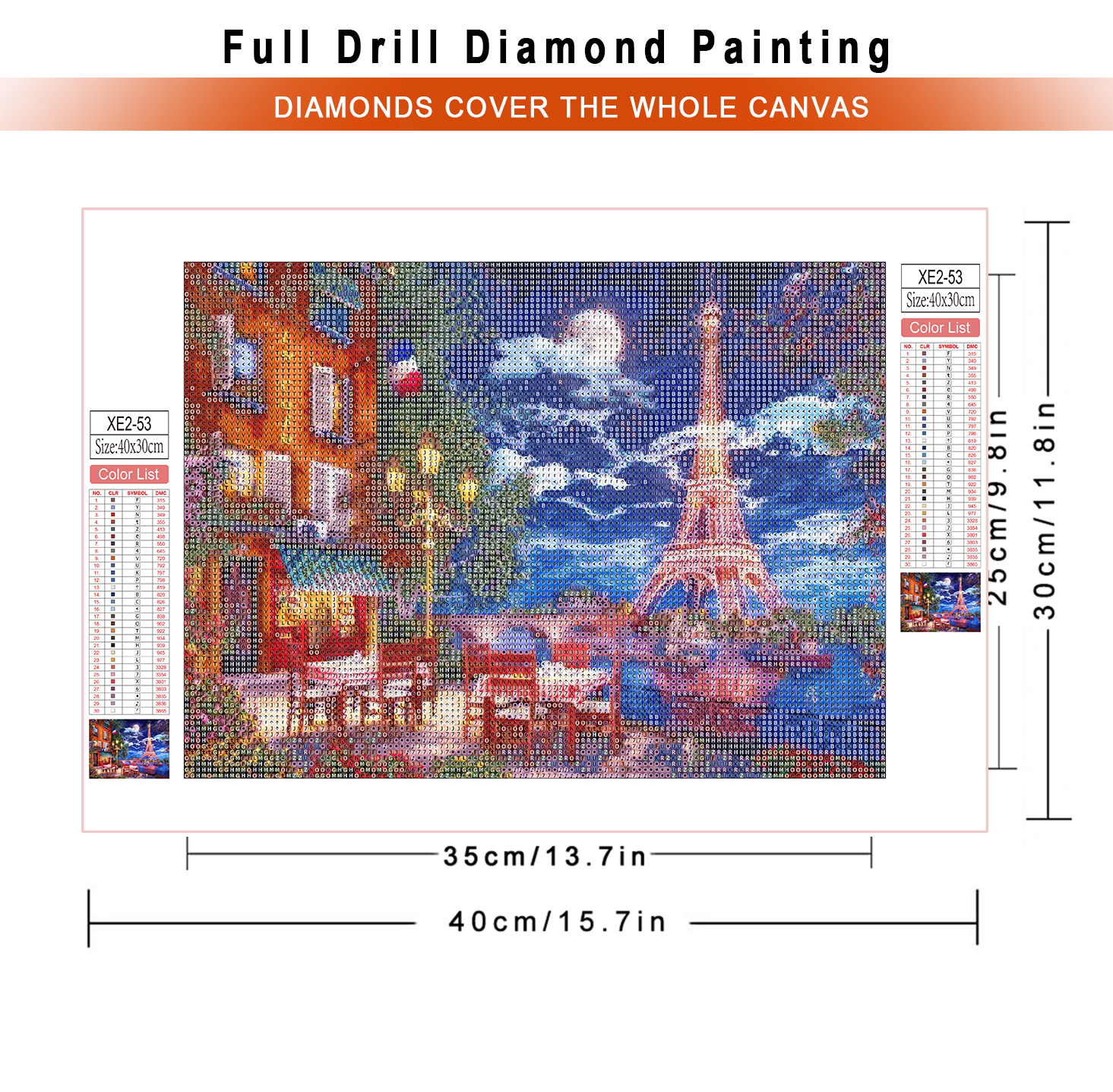 1pc frameless  diamond paintin - Resin Art Canvas review and price