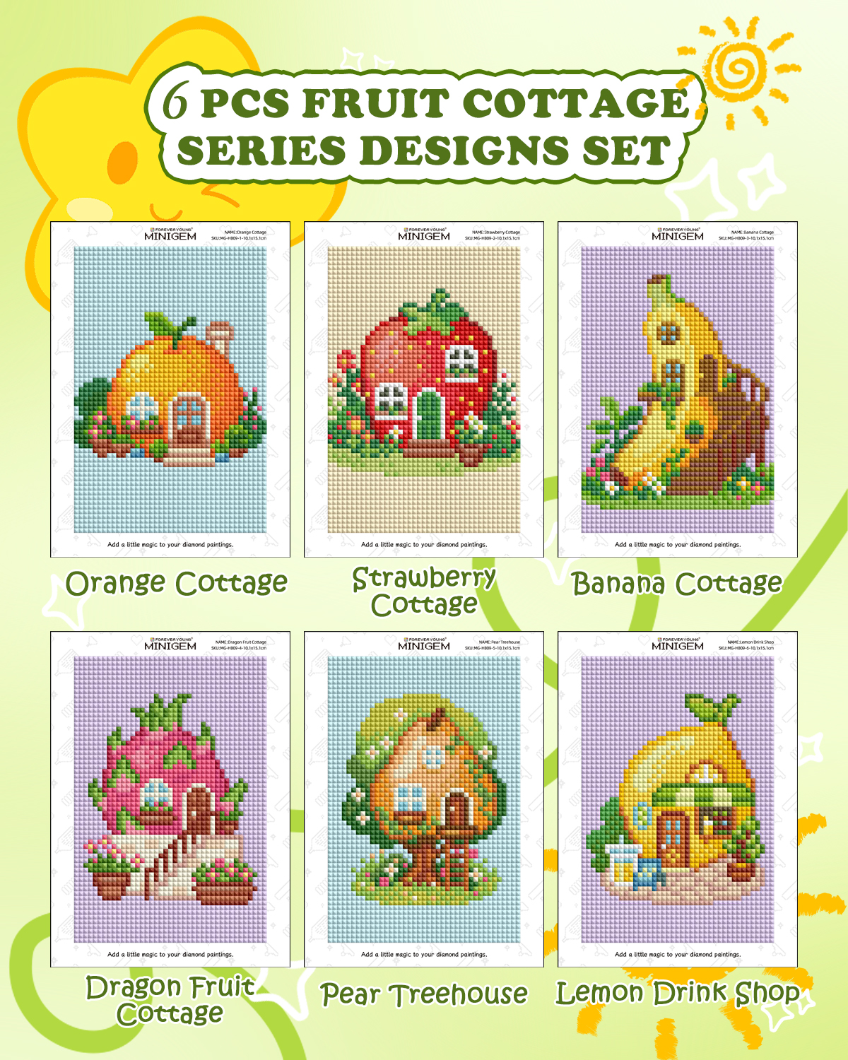 Forever Young Minigem 6PCS Fru - Resin Art Canvas review and price