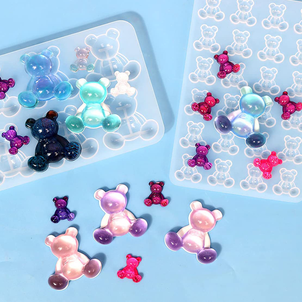 Crystal Bear Resin Silicone Mo - Resin Art Jewellery review and price