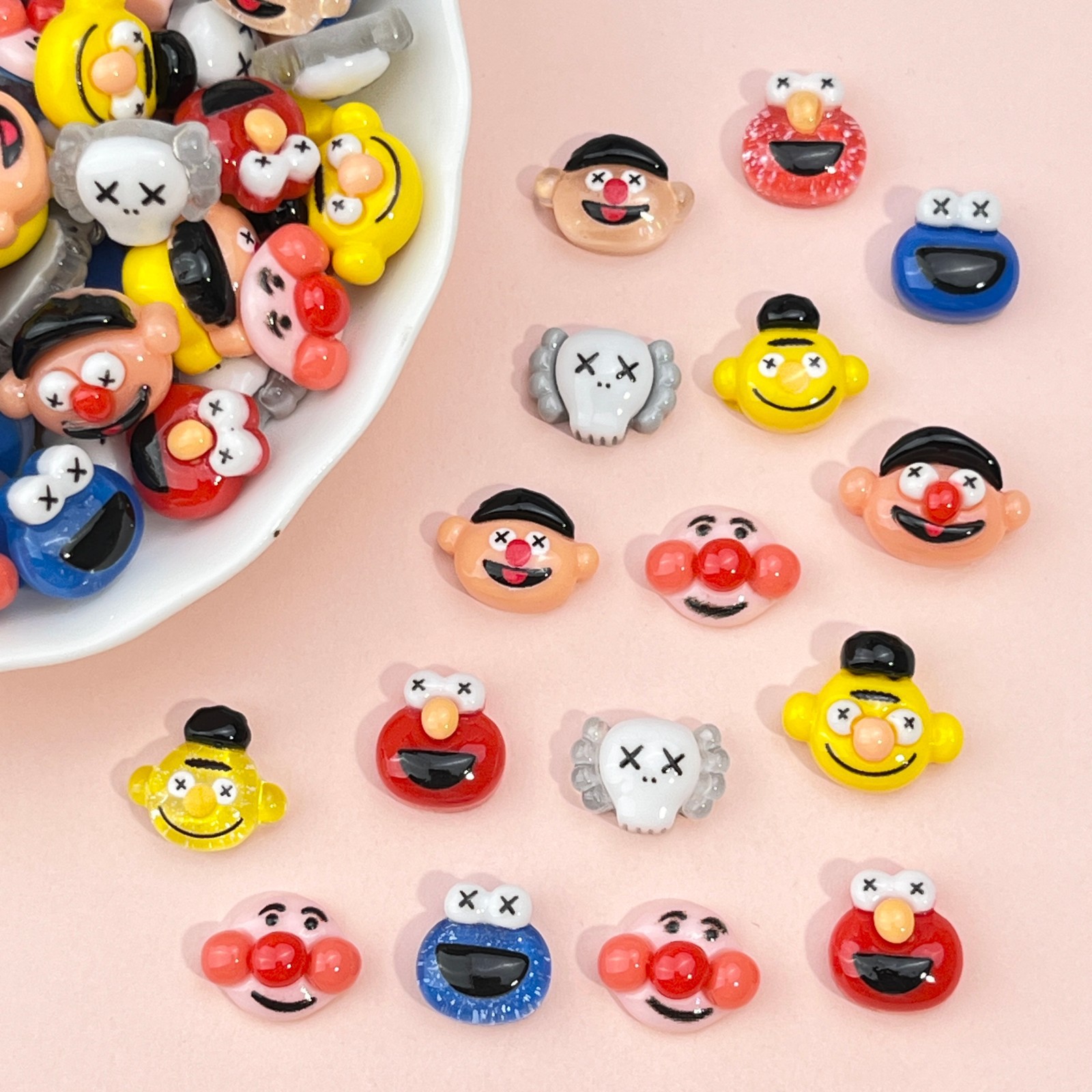 100pcs Cartoon for Anpanman Na - Resin Art Accessories review and price