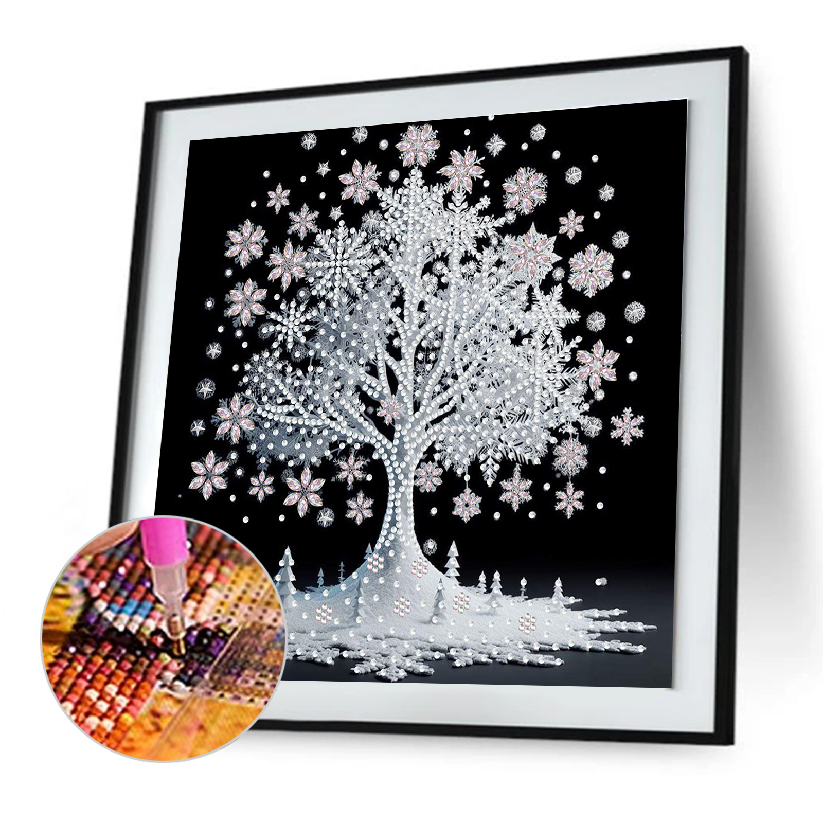 Winter Tree Special Shaped 5D  - Resin Art Kit For Beginners review and price
