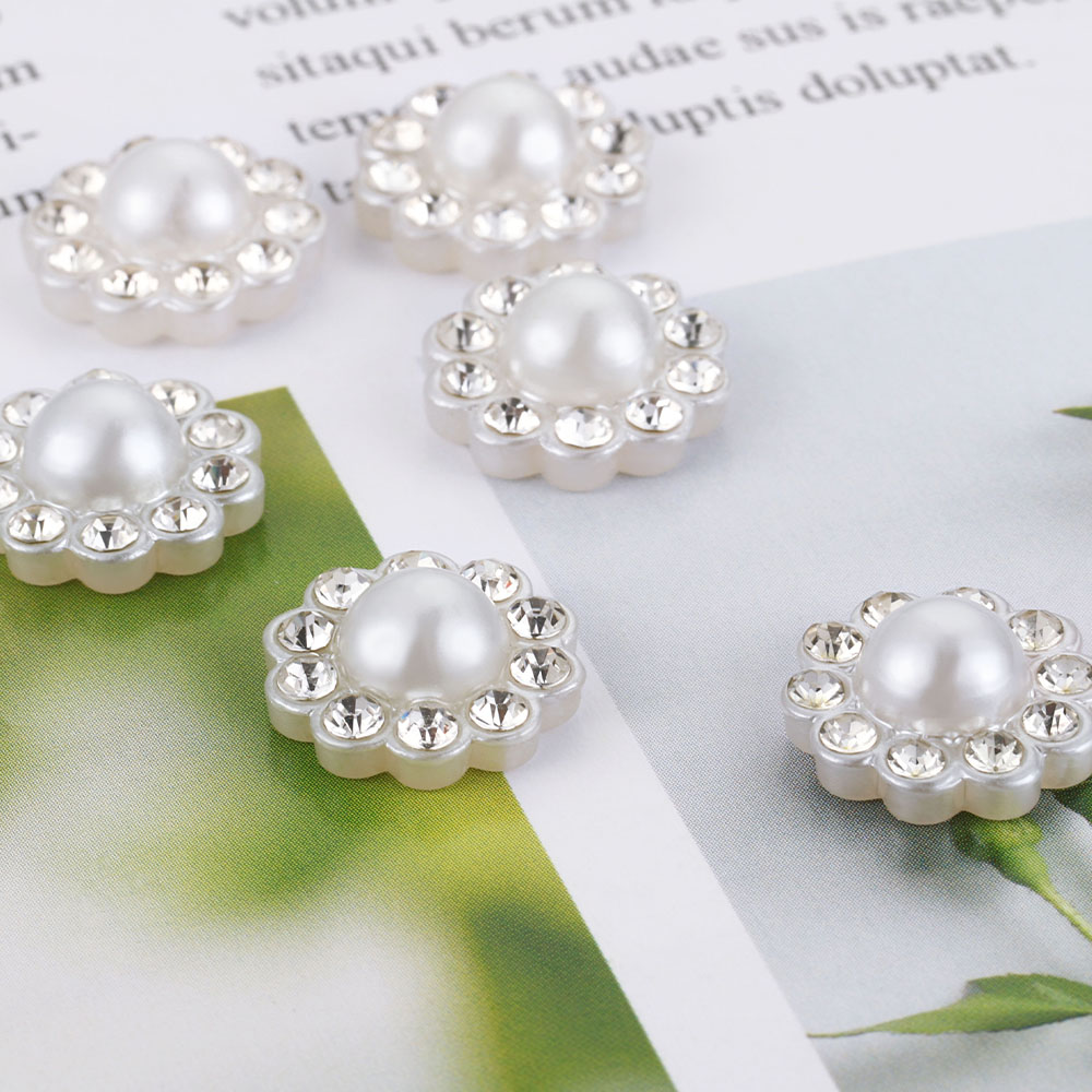 50pcs White Flat Imitation Pea - Resin Art Engagement review and price