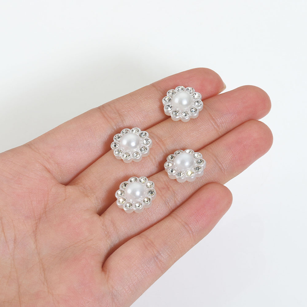 50pcs White Flat Imitation Pea - Resin Art Engagement review and price