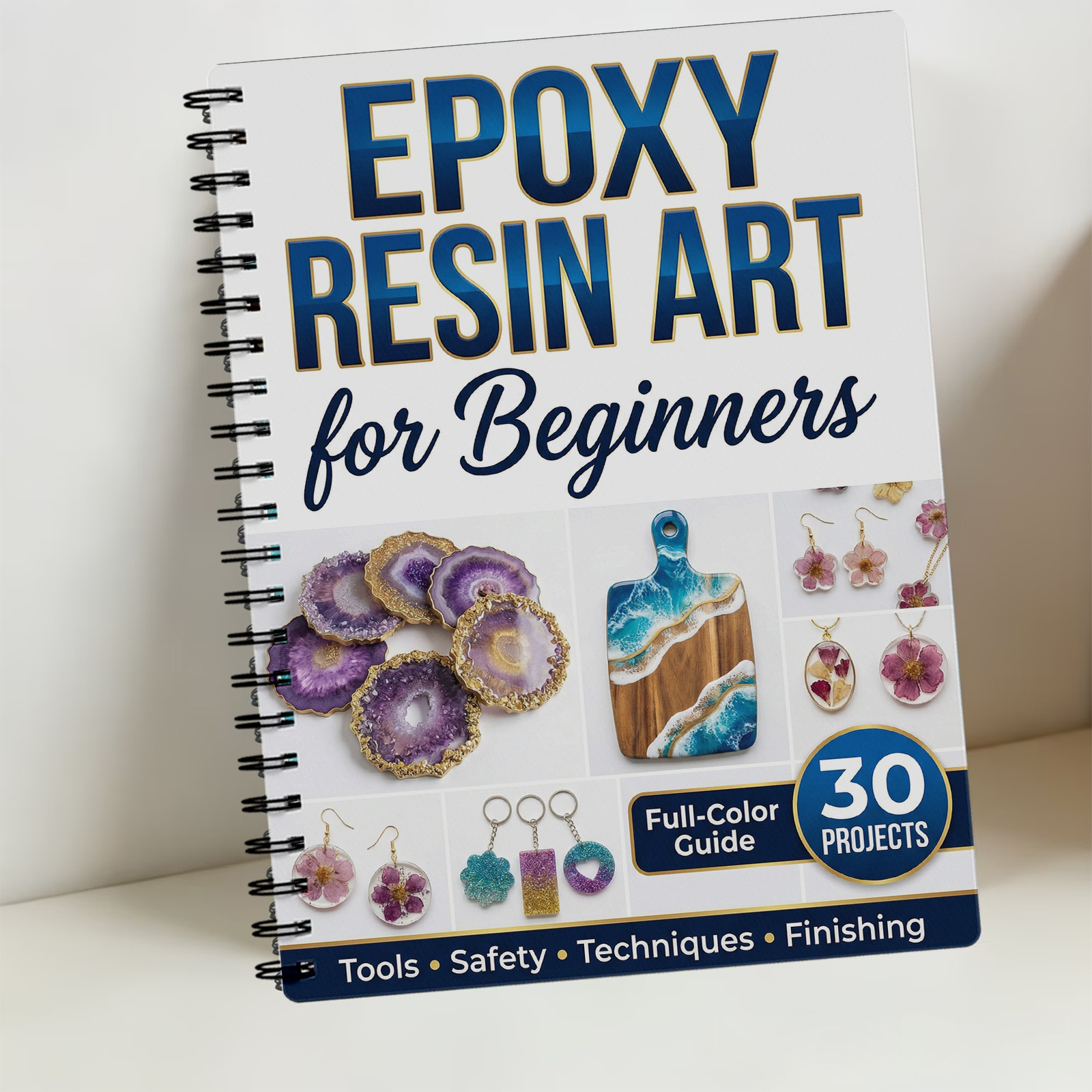 Epoxy Resin Art Book Guide Lea - Resin Art Learning review and price